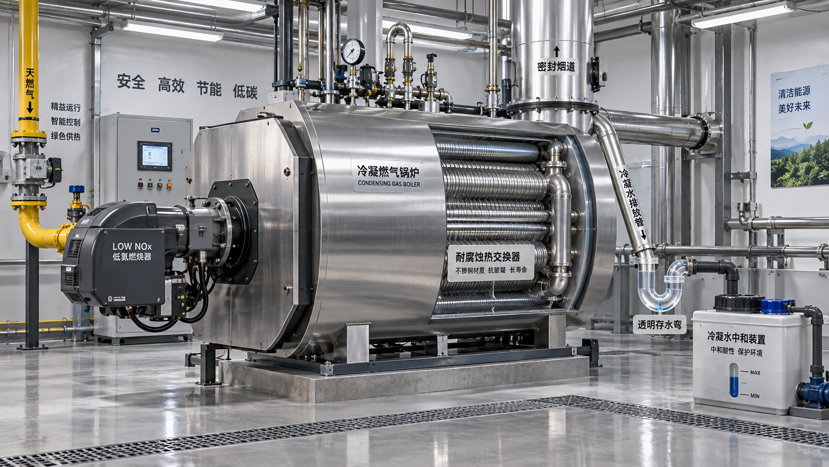 Can Condensing Boilers Cut NOx Emissions Without Creating Corrosion Risks?