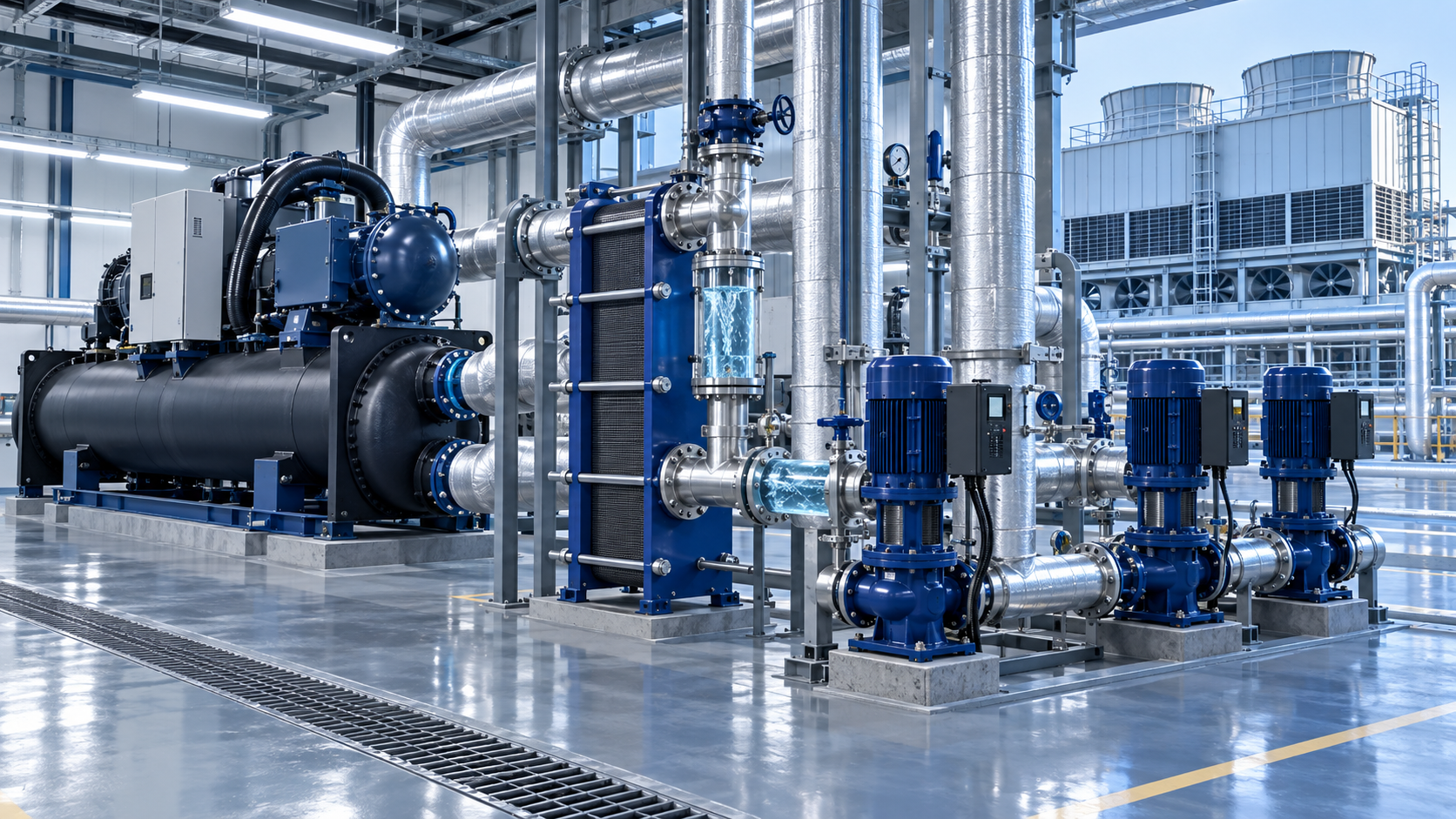 How to size energy efficient industrial cooling for a process load