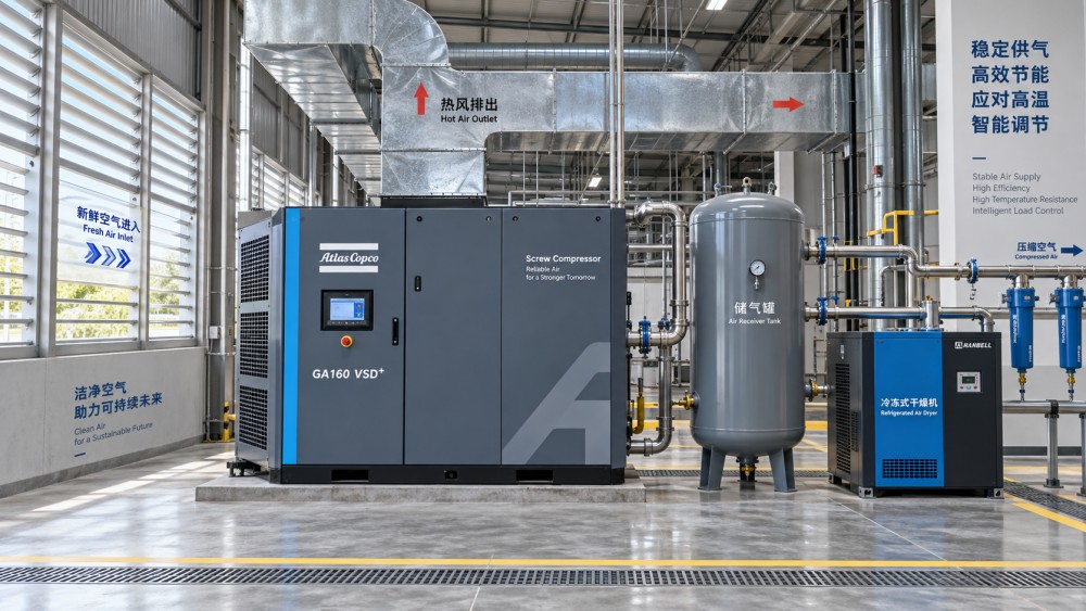 How Ambient Temperature and Load Profile Affect Industrial Compressor Sizing How Ambient Temperature and Load Profile Affect Industrial Compressor Sizing