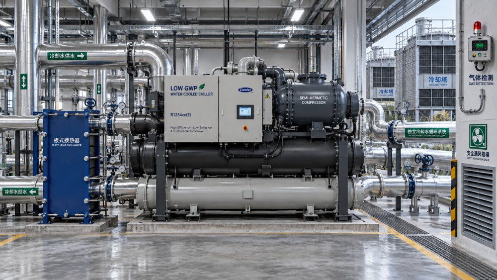 Low-GWP Cooling Solutions for Process Plants: Comparing Safety, Efficiency, and Cost