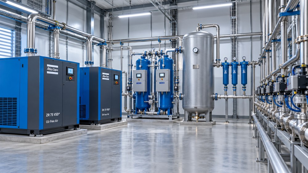 How to size oil-free compressors for instrumentation air demand