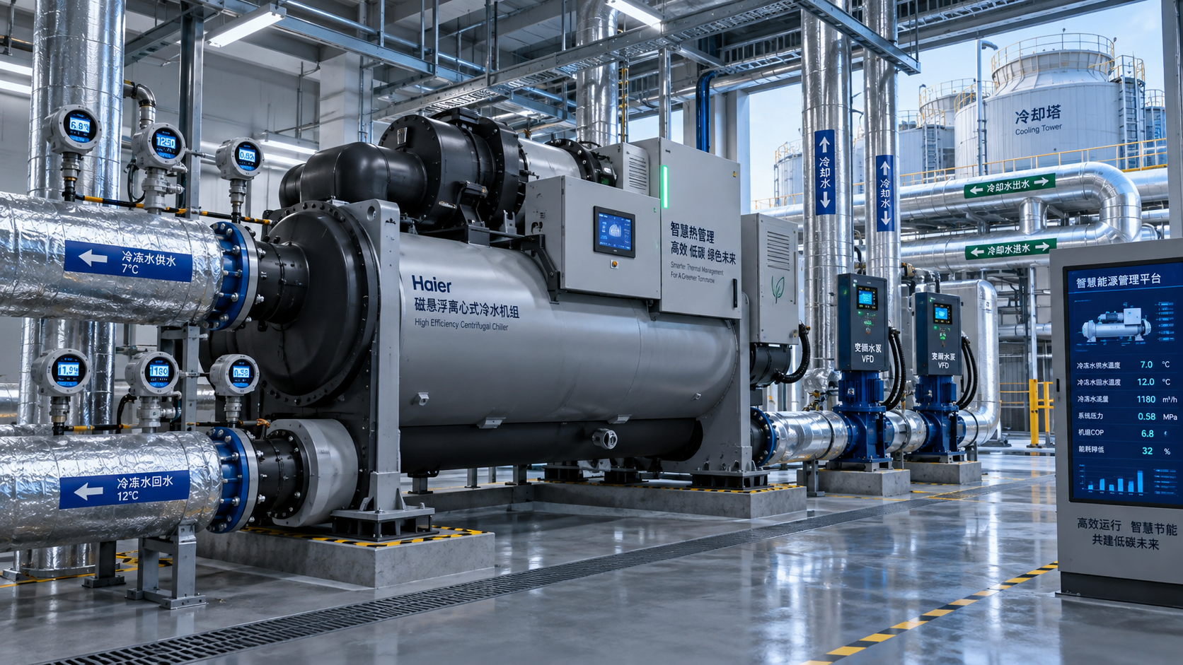 When do smart thermal systems with sensors reduce chiller energy use?