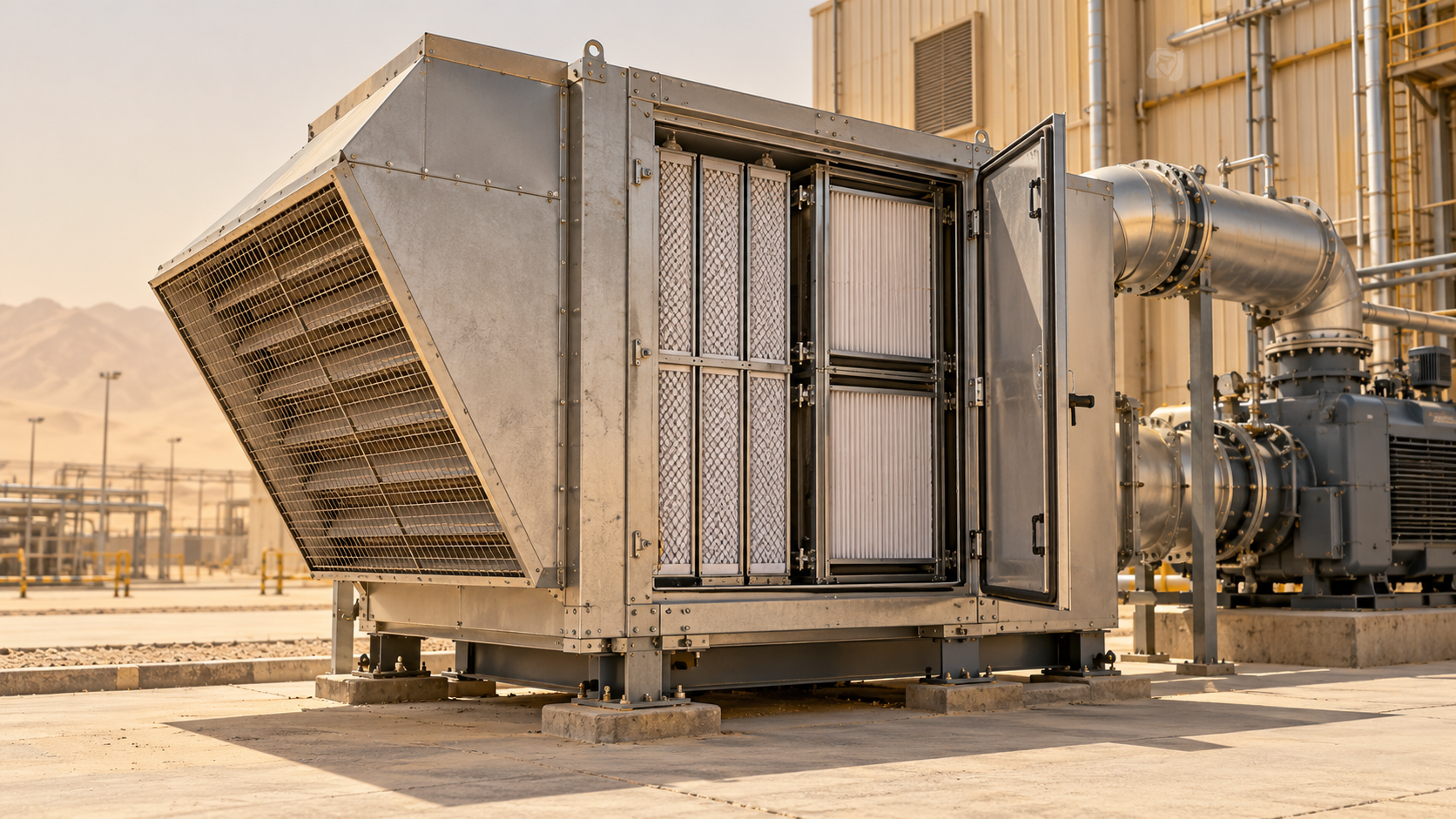 Choosing air filtration systems for heavy dust in the Middle East