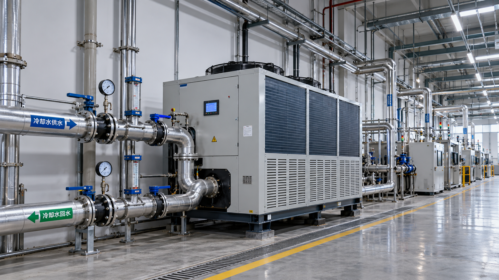 How to size a high-efficiency industrial cooling chiller