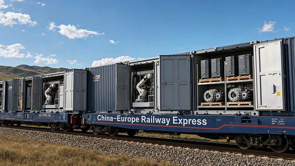 China-Europe Railway Express Surpasses 130,000 Trains; Automation Equipment Transit Time Cuts by 22%