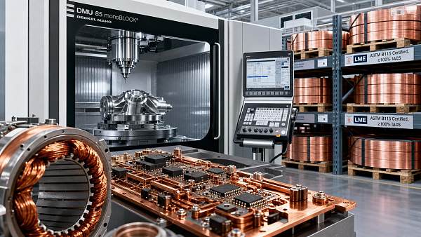 LME Copper Stock Withdrawals Drive Up CNC Copper Component Costs, Delay 5-Axis Machines