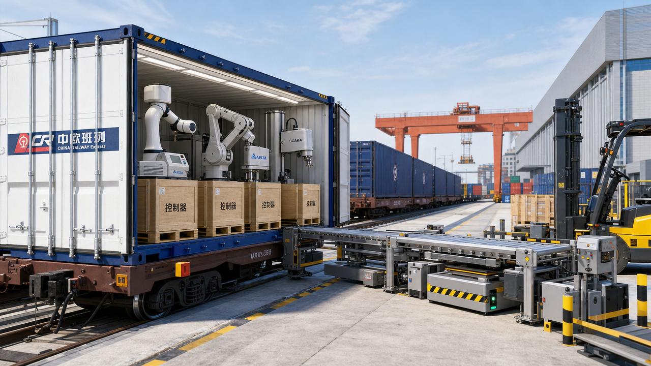 Xi’an-Europe Rail Launch Speeds Robot Shipments