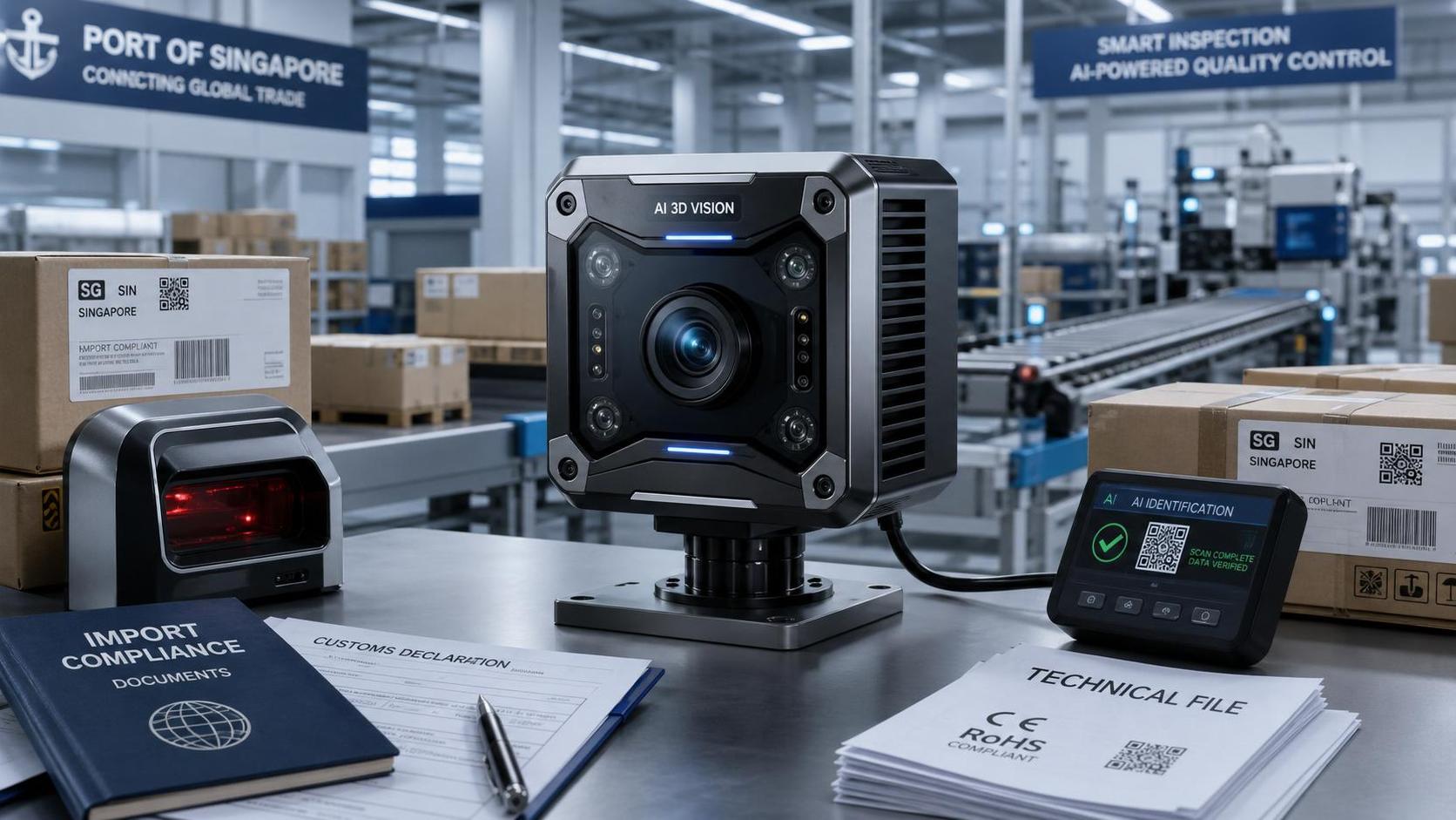 Singapore Requires AI Filing for 3D Industrial Camera Imports