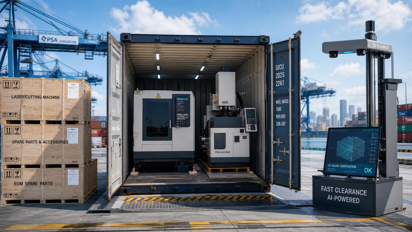 PSA Deploys AI Cargo Checks for Laser and EDM Exports