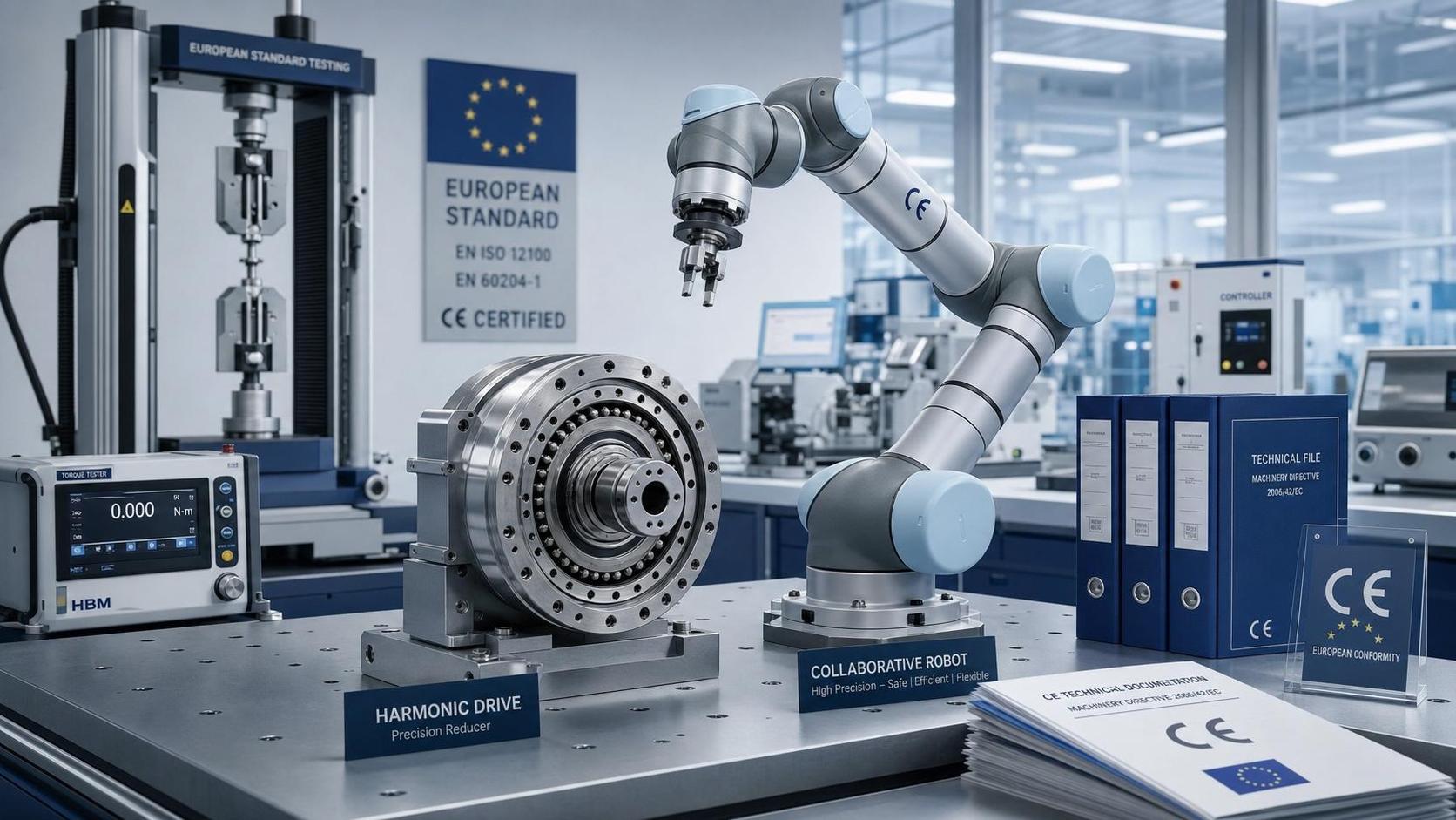 EU Rule Adds Cobot Safety Test for CE Harmonic Drives