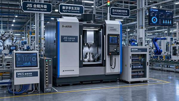 Japan JIS Rule Extends 5-Axis CNC Lead Times