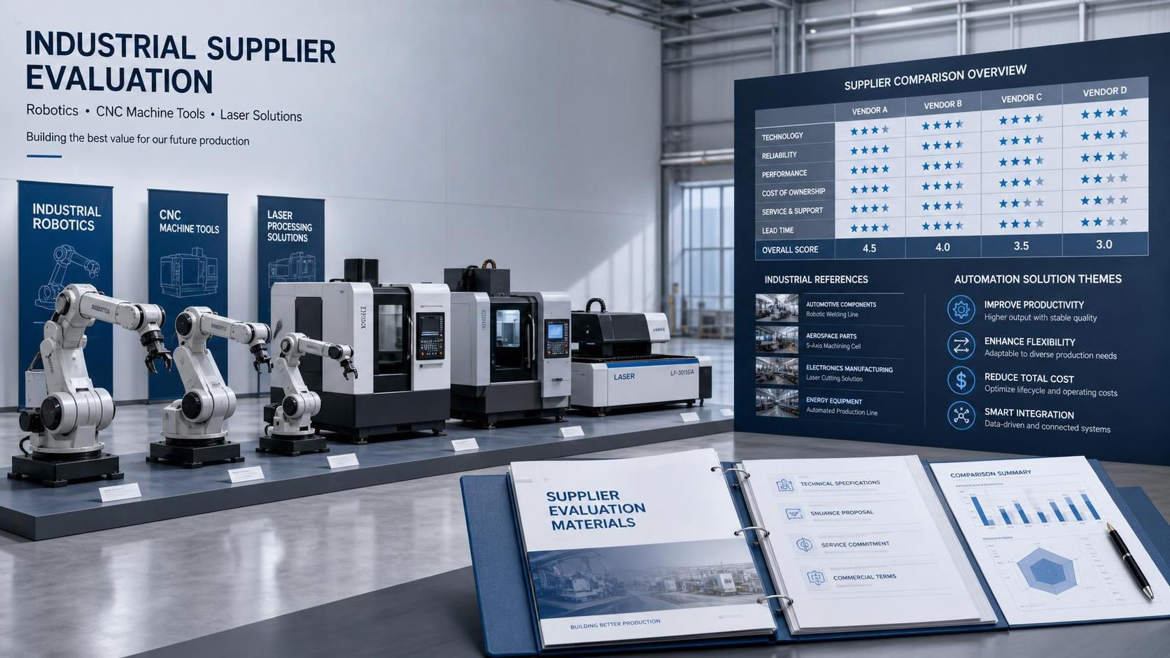 How to use an industrial solution references guide to compare vendors