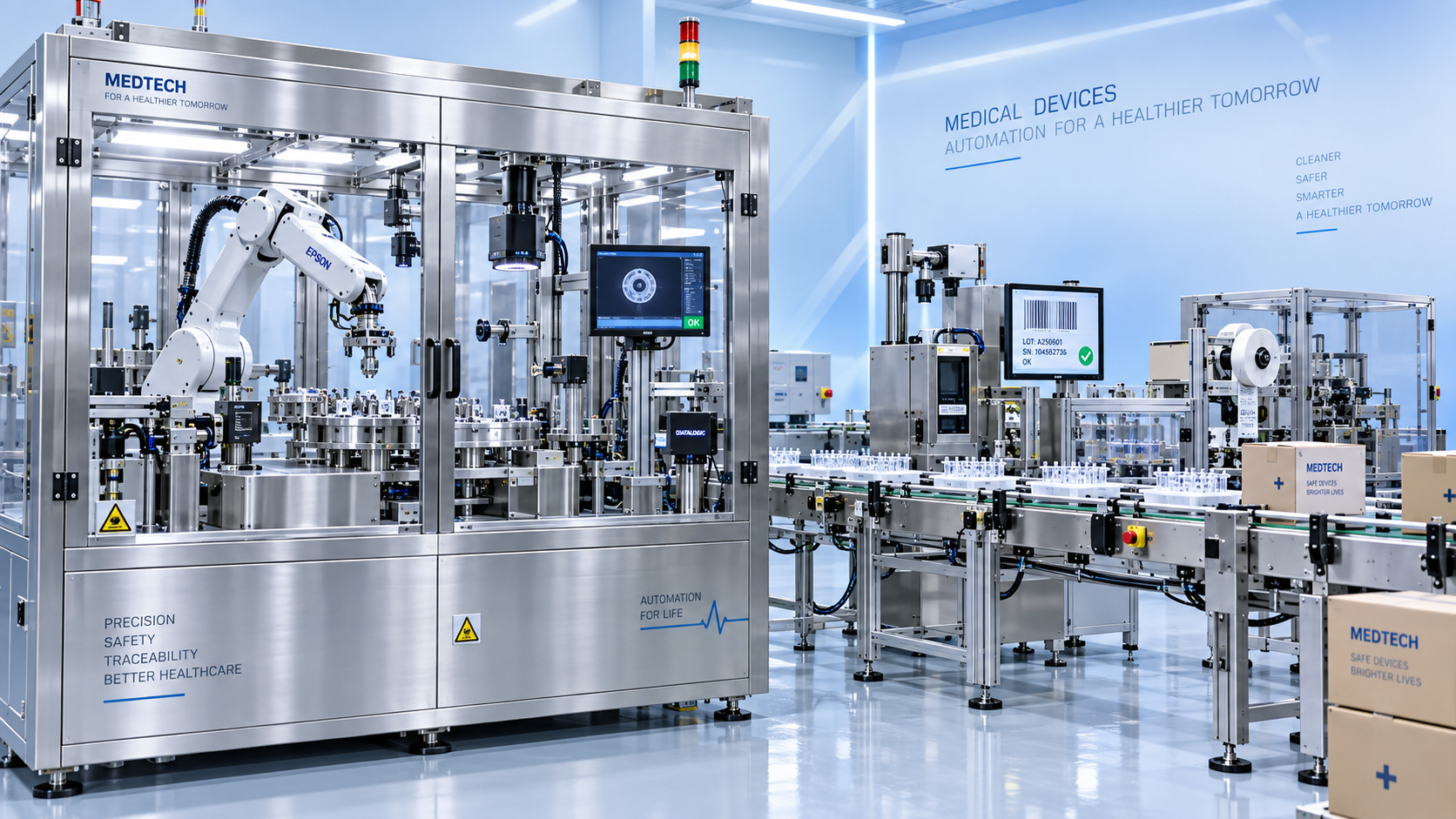 What drives medical automation cost in a new production line?