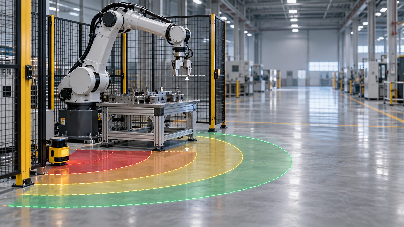 How to set separation distances for human–robot safety monitoring