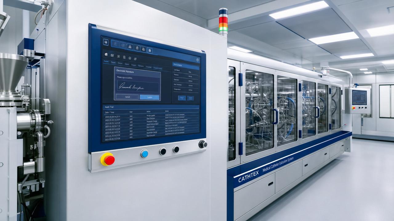 ANVISA Proposes FDA 21 CFR Part 11 Compliance for Medical Catheter Extrusion Equipment ANVISA Proposes FDA 21 CFR Part 11 Compliance for Medical Catheter Extrusion Equipment