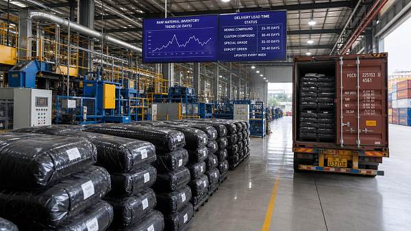 China Rubber Lead Times Extend to 8–10 Weeks