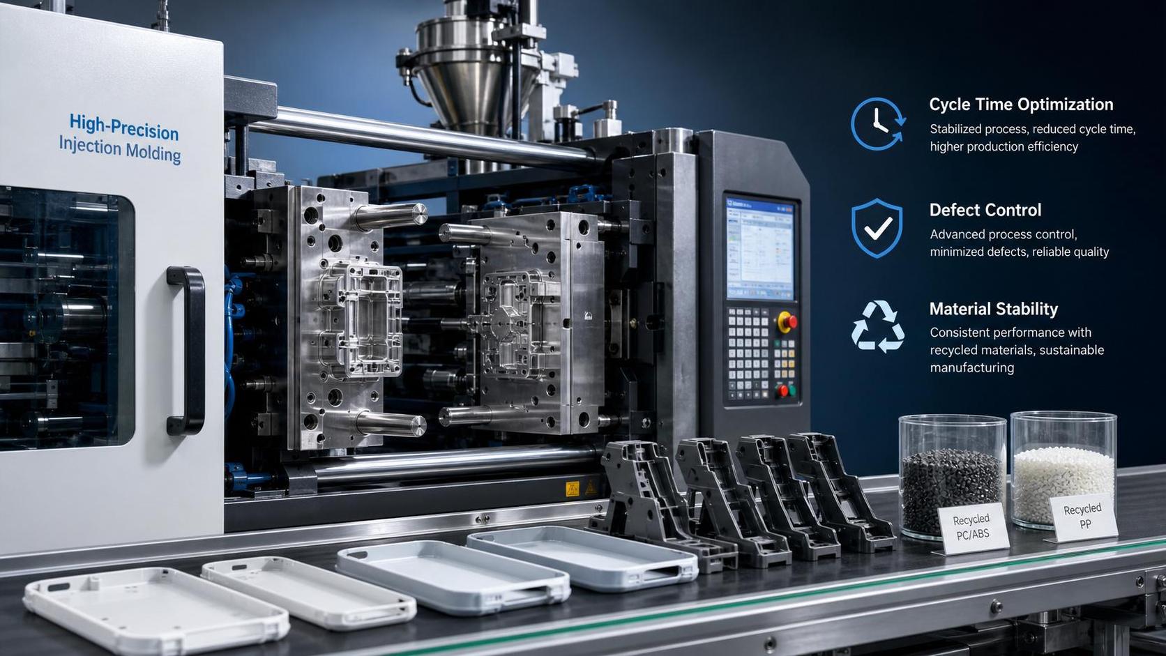 Molding Process Parameters Optimization: How to Improve Cycle Time Without Defects