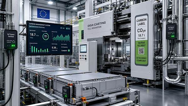 EU Battery Rule Forces Carbon Labels, IoT Upgrades