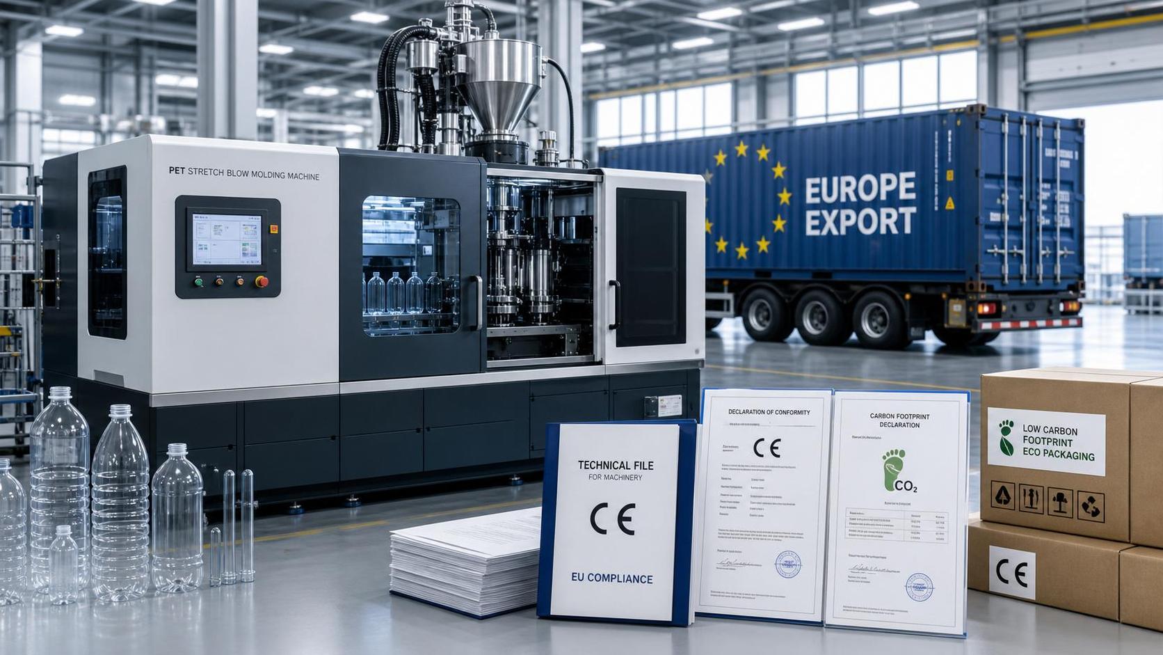 EU Rule Takes Effect: Carbon Footprint Statement Required for PET Stretch Blowing Exports