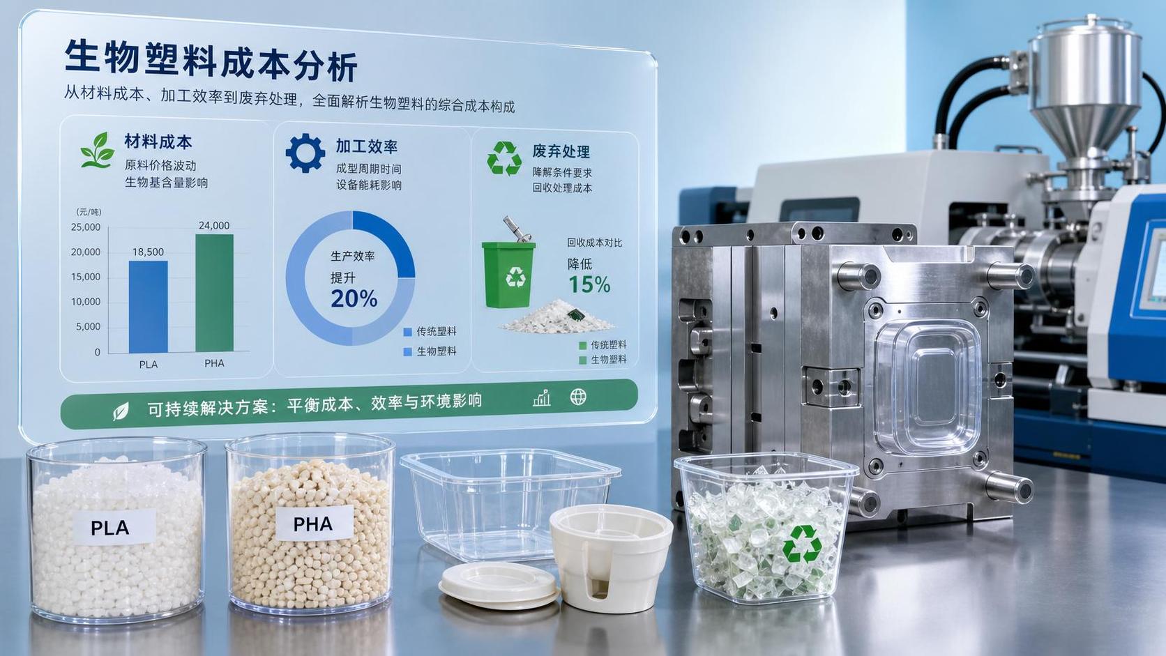 Bioplastics Cost Breakdown: Material, Processing, and Waste Factors