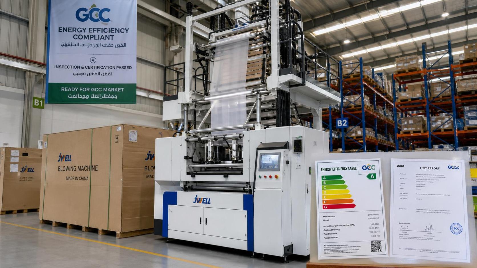 GCC Sets 90-Day Countdown for Film Blowing Energy Labels