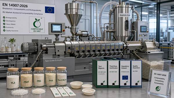 EN 14907:2026 Tightens Checks on Bio-Plastic Processing Equipment