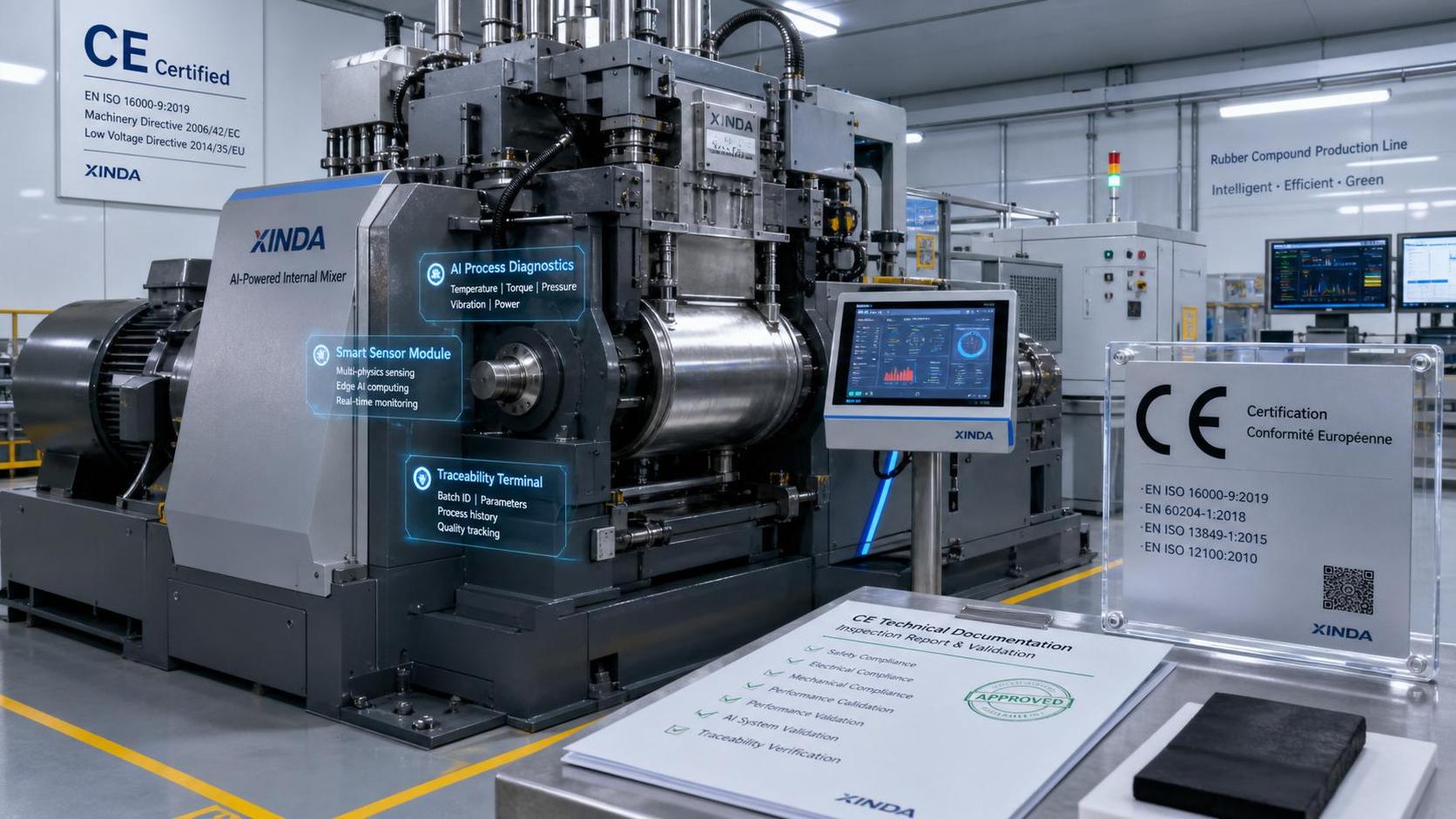 TÜV Rheinland Adds CE Module for AI Rubber Mixing