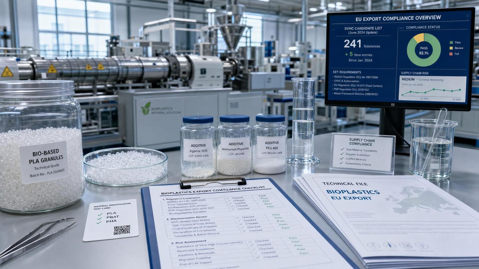 REACH SVHC Update Targets Bioplastic Additives