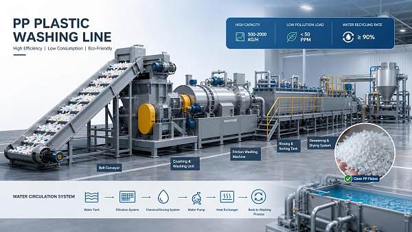 How to Compare PP Plastic Washing Lines by Output, Contamination Load, and Water Use