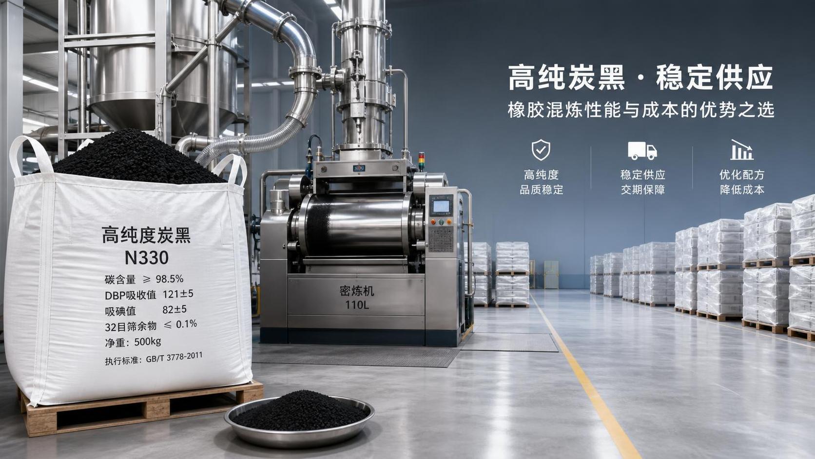 What drives carbon black cost in rubber compound purchasing?