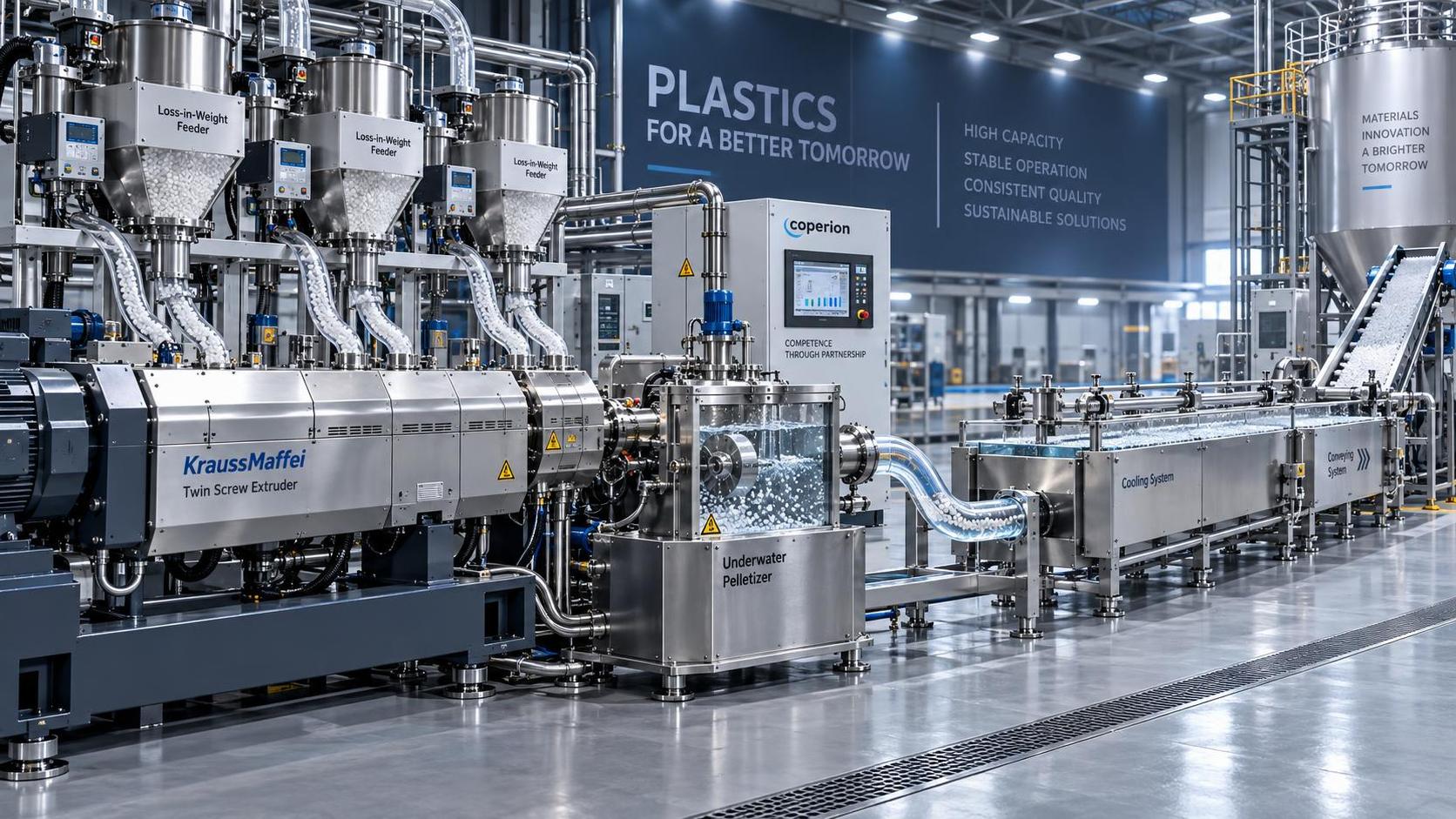How throughput targets affect plastic compounding line selection