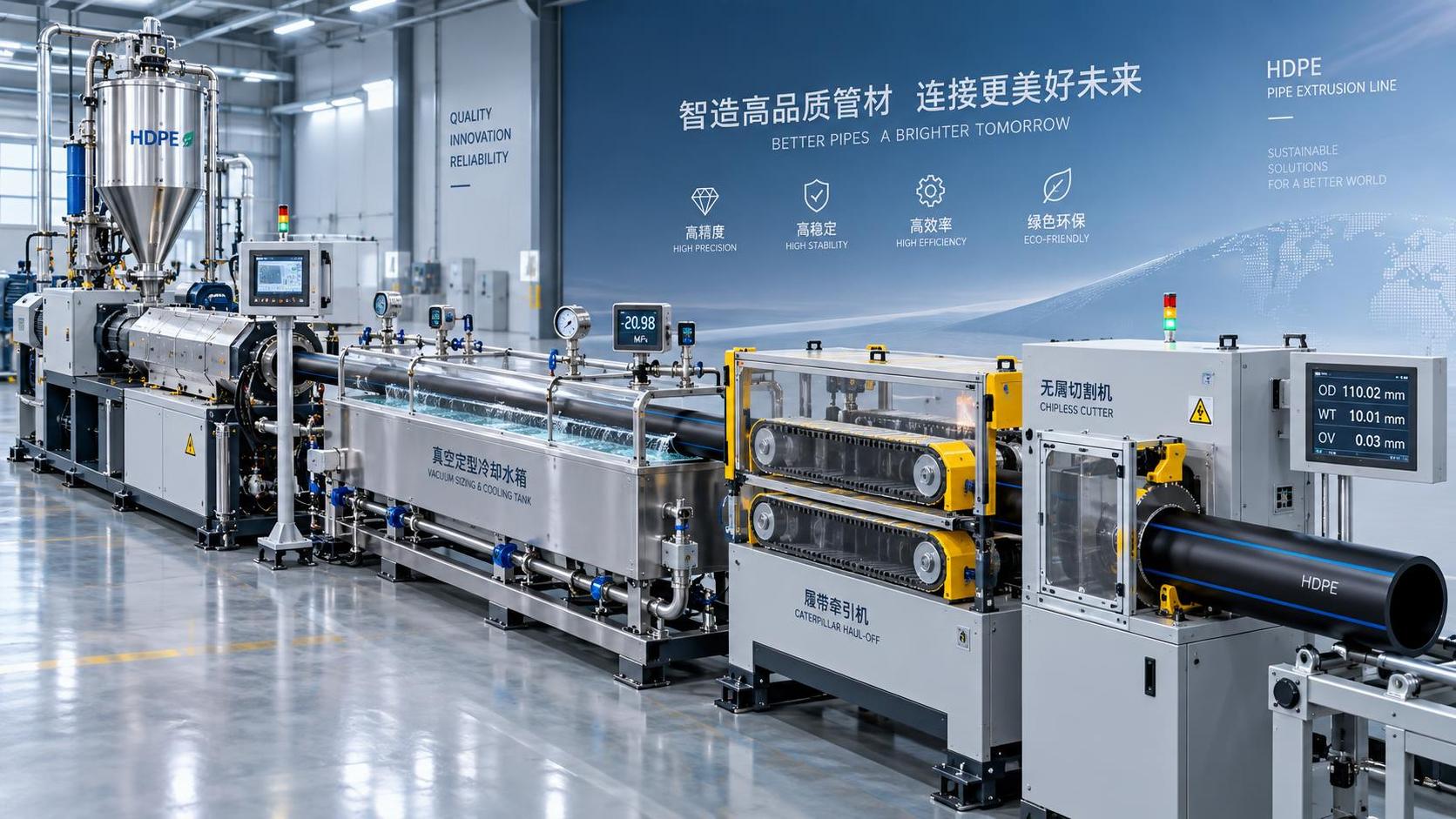 What to verify before choosing a pipe extrusion line manufacturer
