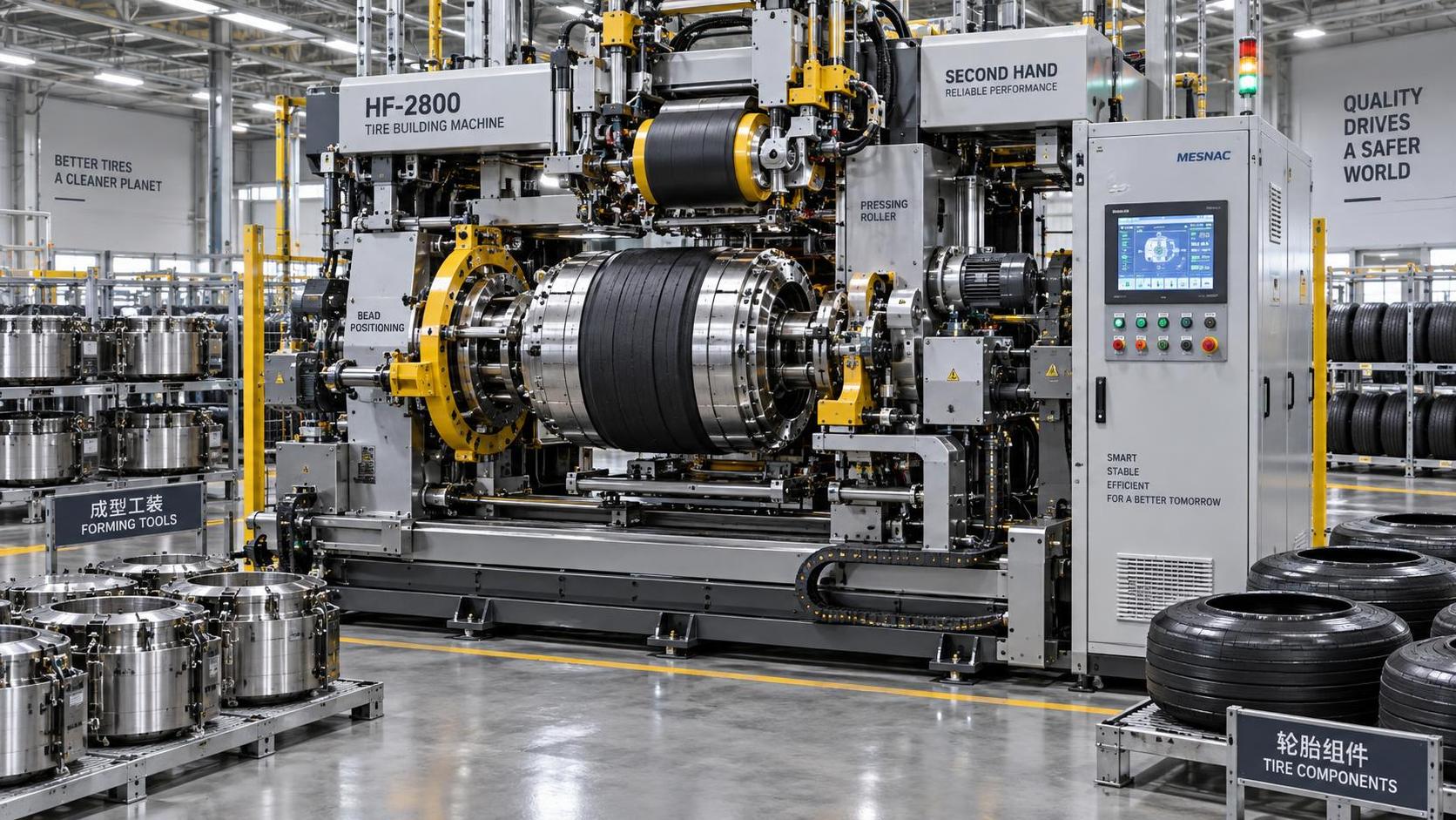 What to Check When Reviewing Used Tyre Building Machine Details