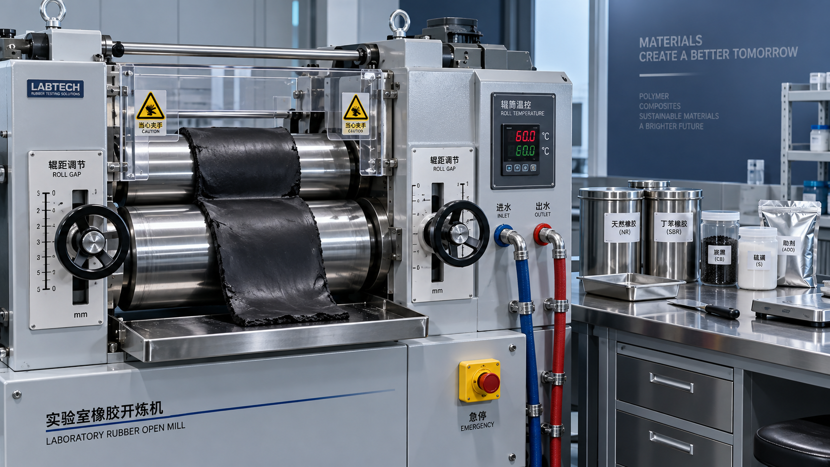 How to choose a laboratory rubber mixing mill for small-batch compounds