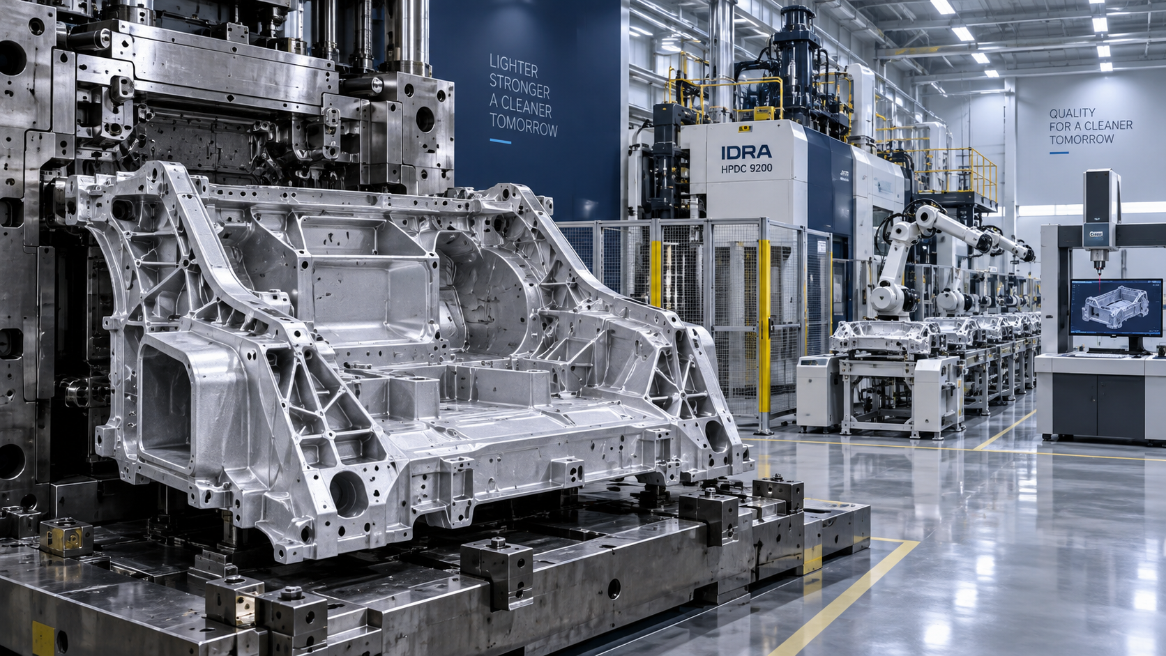 How giga-casting innovations are improving aluminum part design