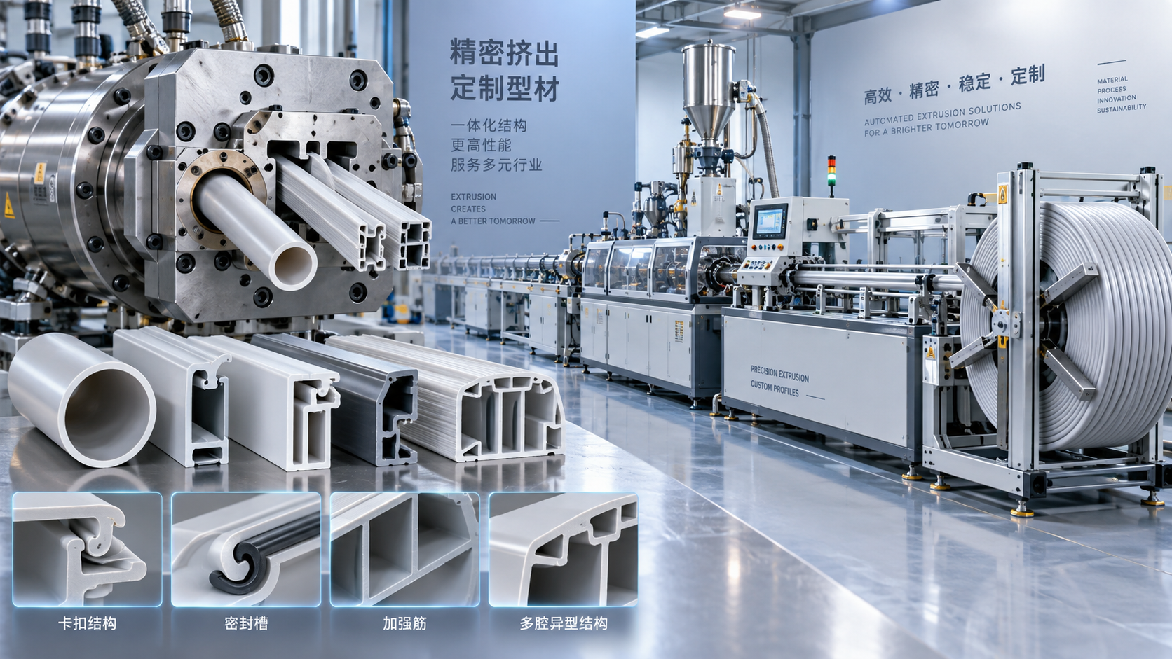 When does custom pipe and profile extrusion justify its tooling cost?