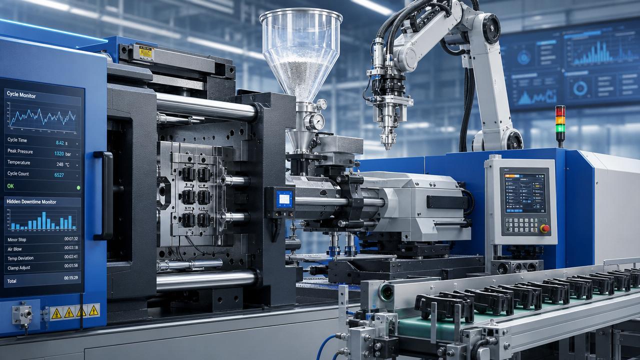 Why molding process intelligence exposes hidden downtime