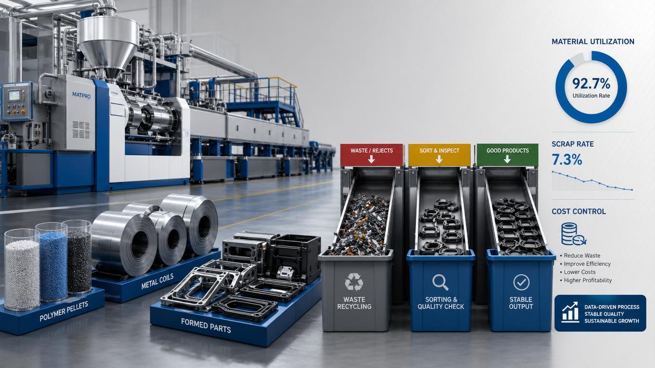Material Utilization Analytics: Which KPIs Matter Most in Production Cost Control?