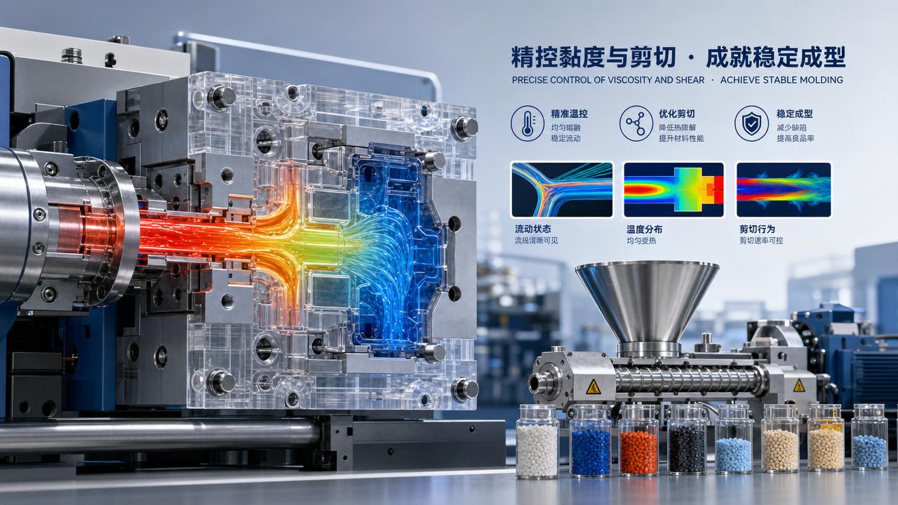 Material Rheology Explained: How Viscosity and Shear Behavior Affect Molding Stability