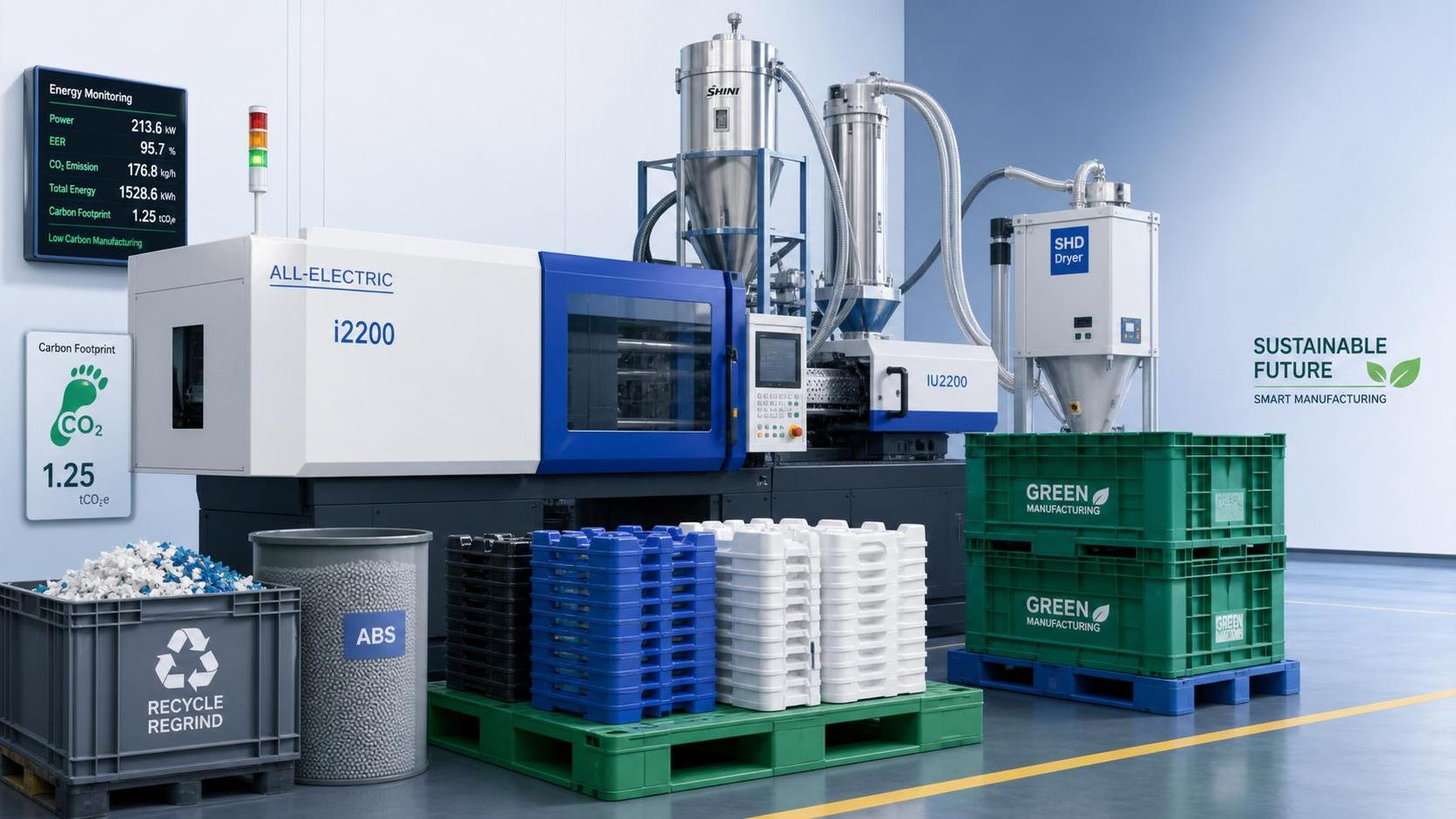 How to Measure the Carbon Footprint of Plastics Molding Across Material and Energy Inputs