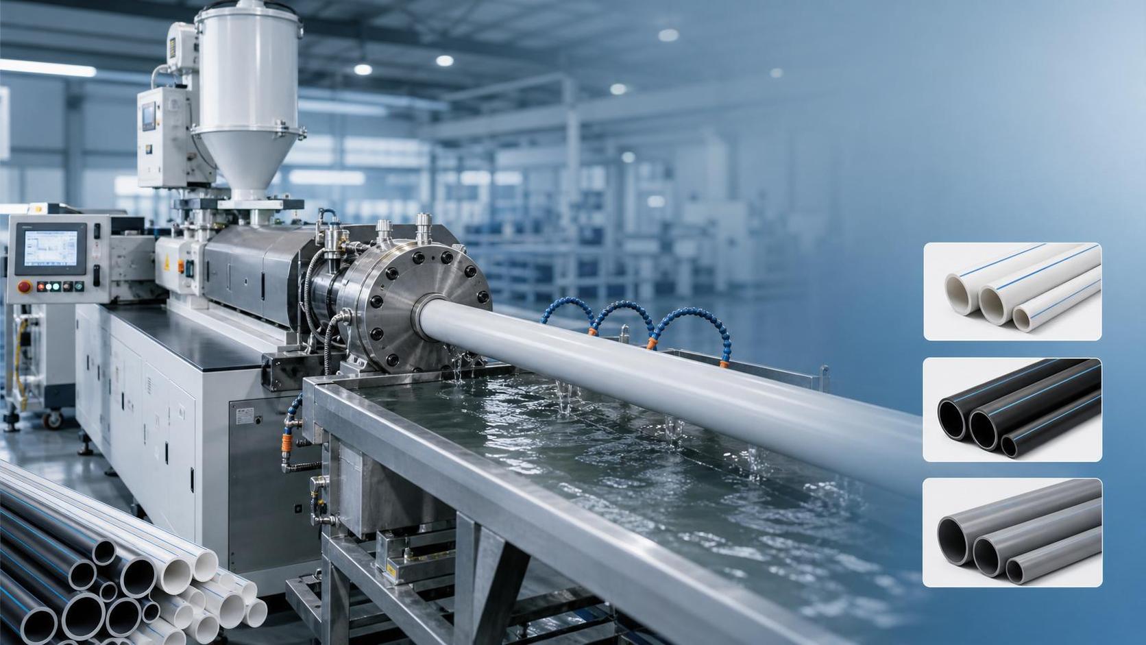 Extrusion Technology Guide for Pipes: Key Process Steps, Materials, and Output Factors