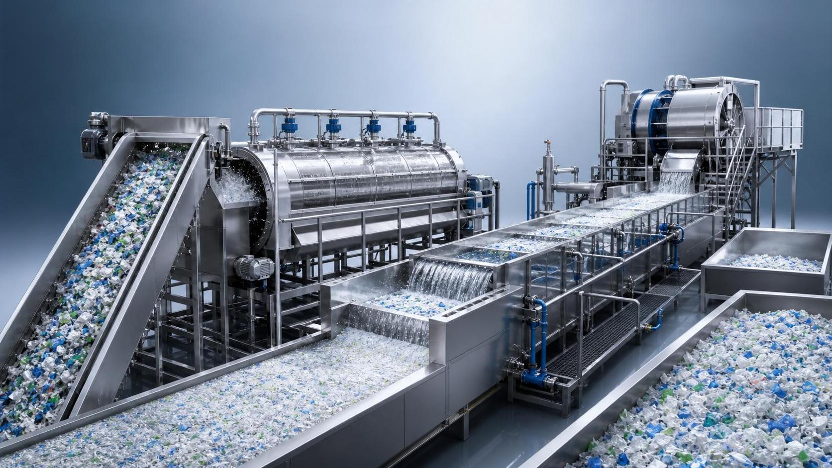 Friction Plastic Washing Line Selection Guide: Key Capacity and Contamination Factors