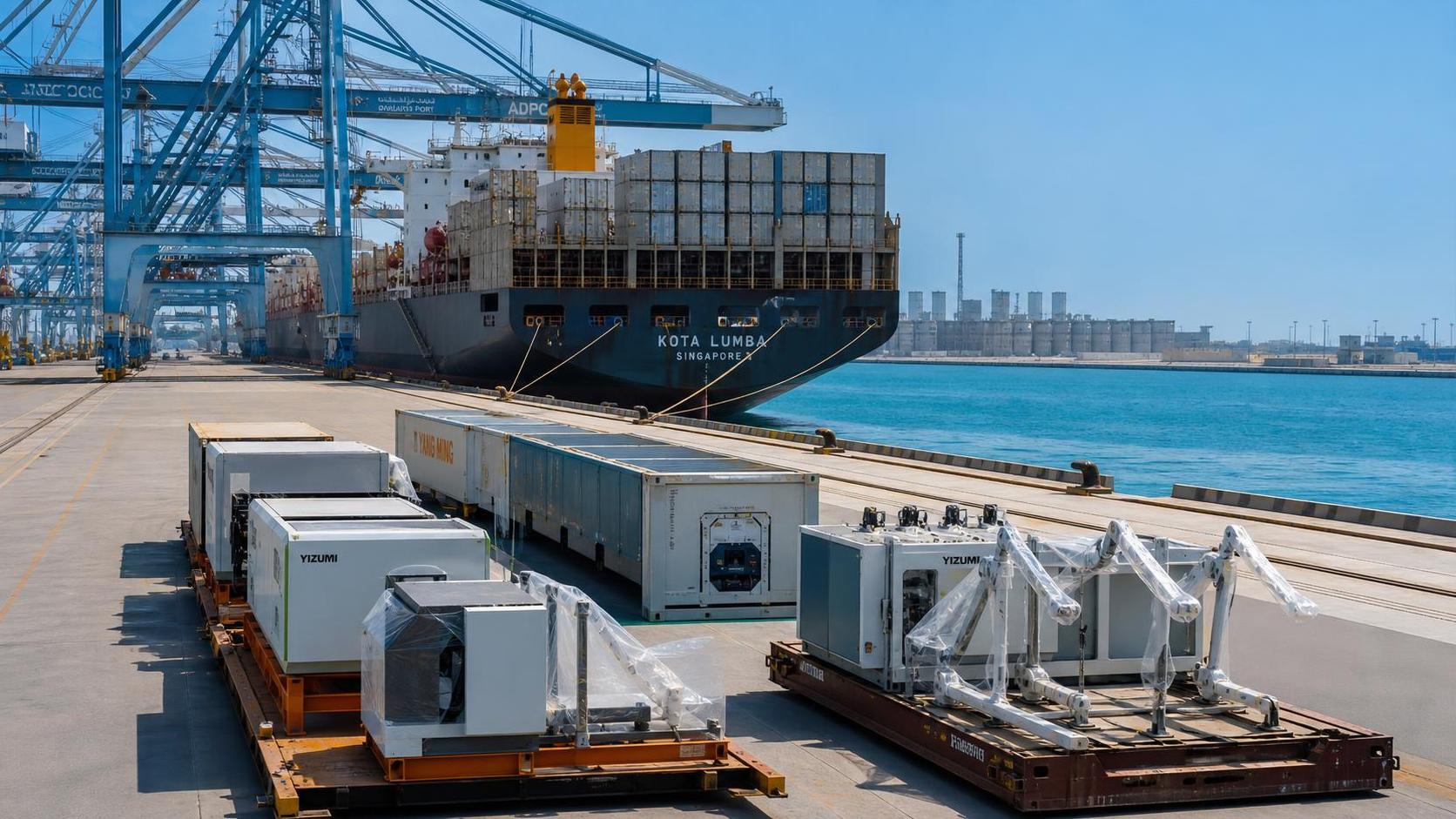 China-UAE Direct Sea Route Cuts Delivery Time for Molding Equipment Exports