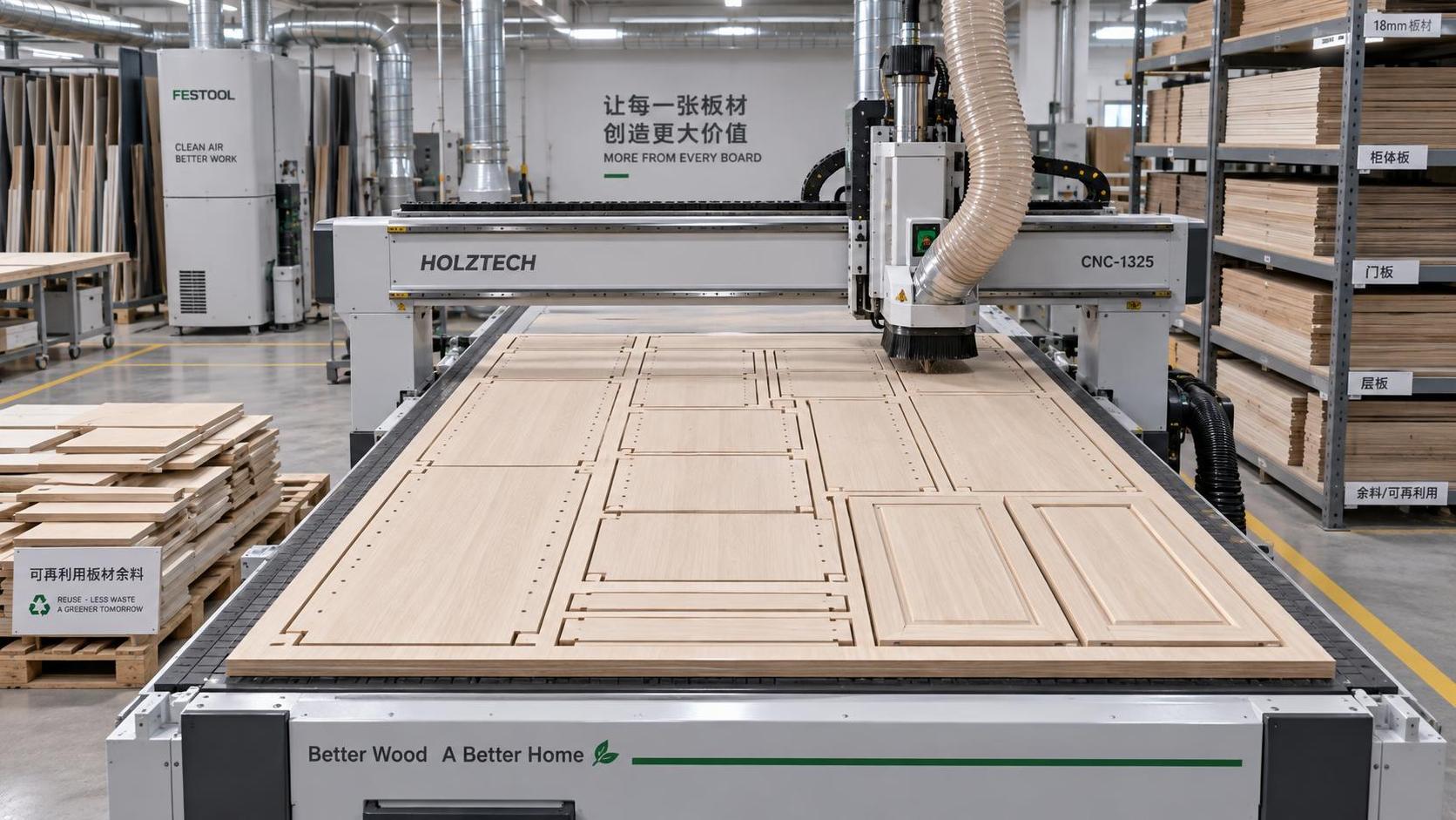 Can CNC Woodworking Machines Reduce Material Waste?