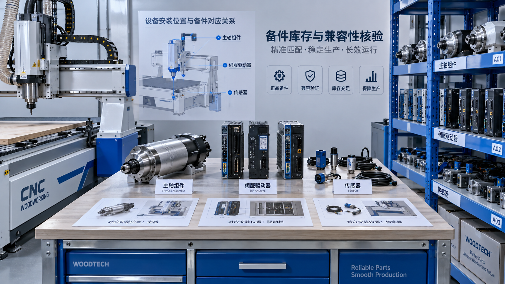 How to assess spare parts support from woodworking machinery manufacturers
