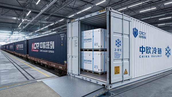 Medical Rail Freight Route Debuts for Biochemistry Analyzers