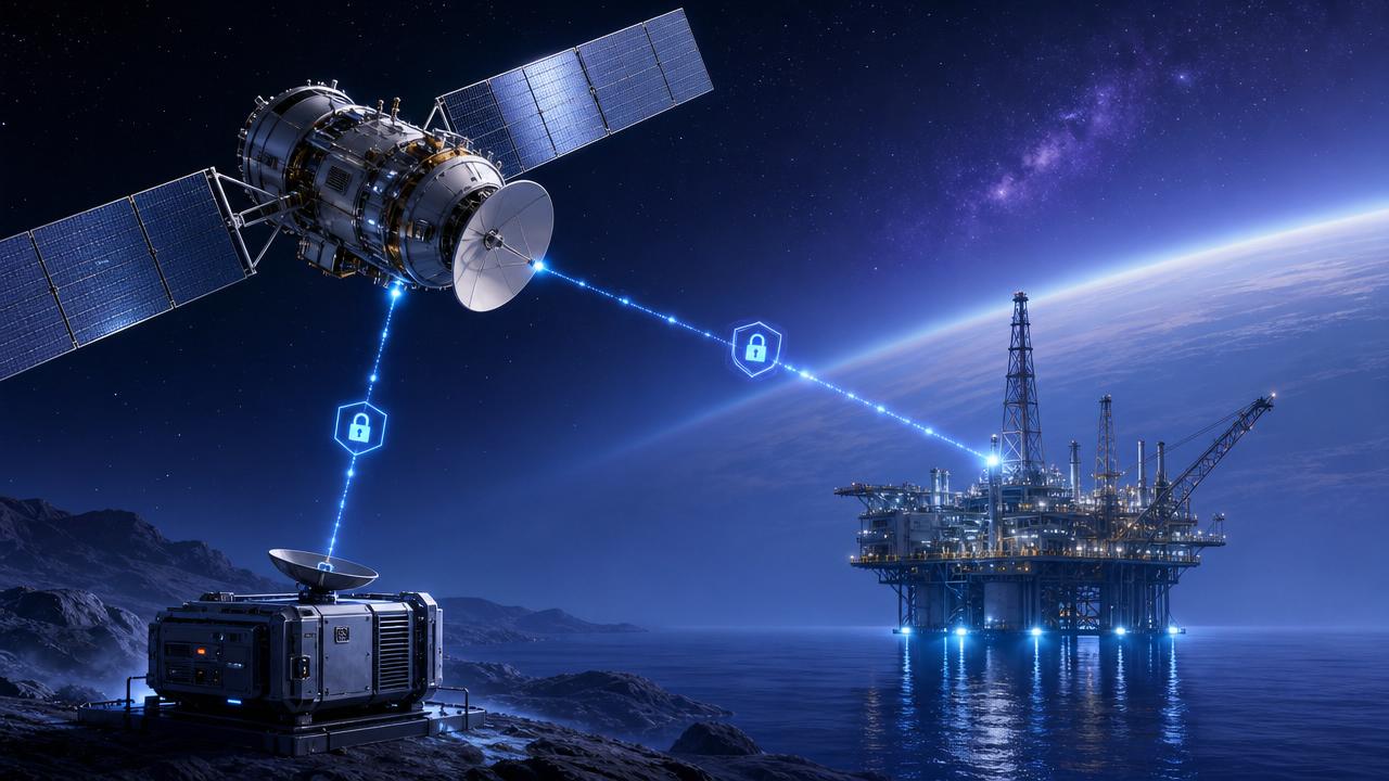 What makes secure encryption vital in space communication