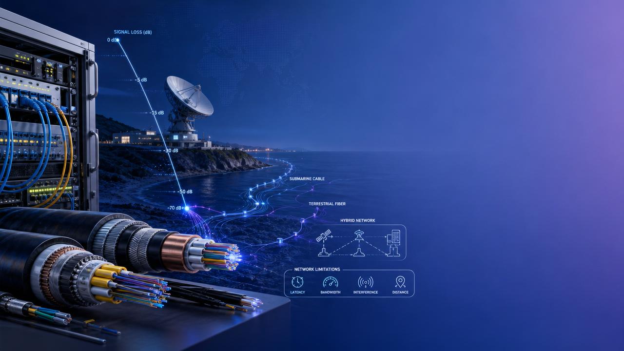 What limits quantum communication cables in real use?
