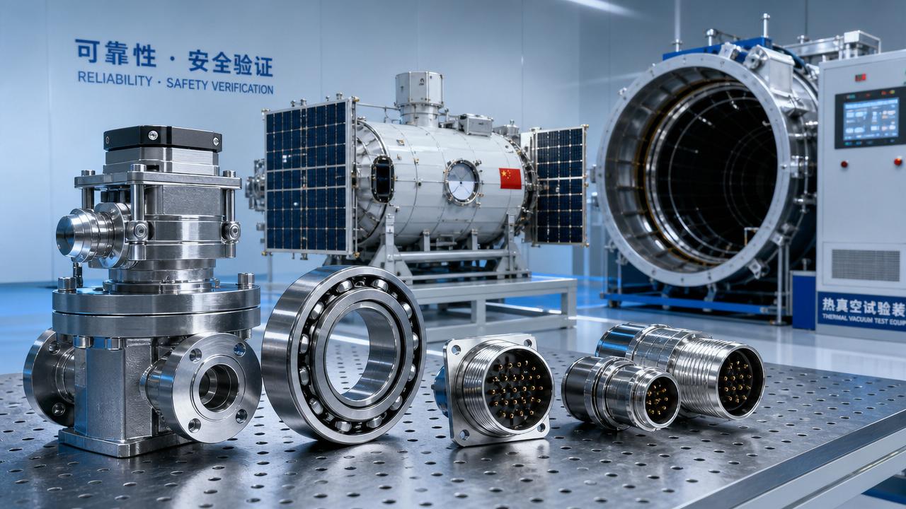 What makes aerospace components for space stations safe?