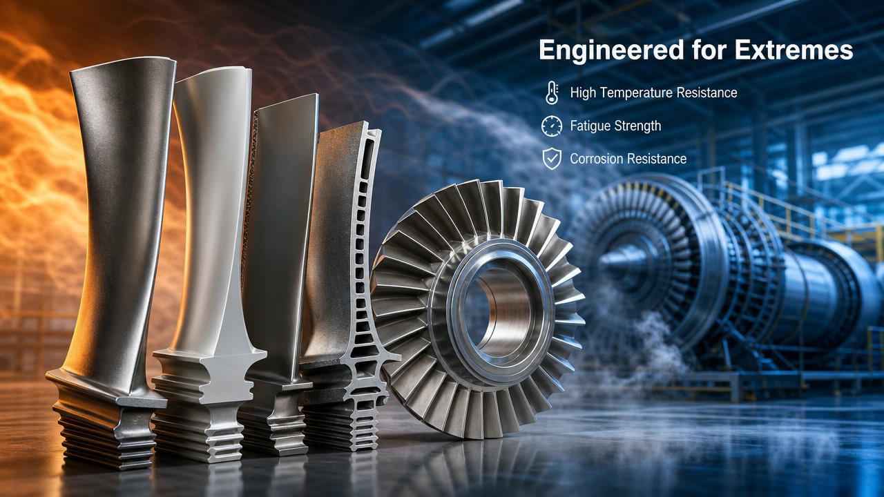 How to Choose Turbine Blade Materials for High Heat, Fatigue, and Corrosion Resistance